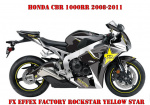 Rockstar Yellow Star for Honda CBR 1000RR 2008-2011